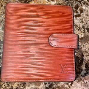 Authentic LOUIS VUITTON Epi Wallet - Brown
